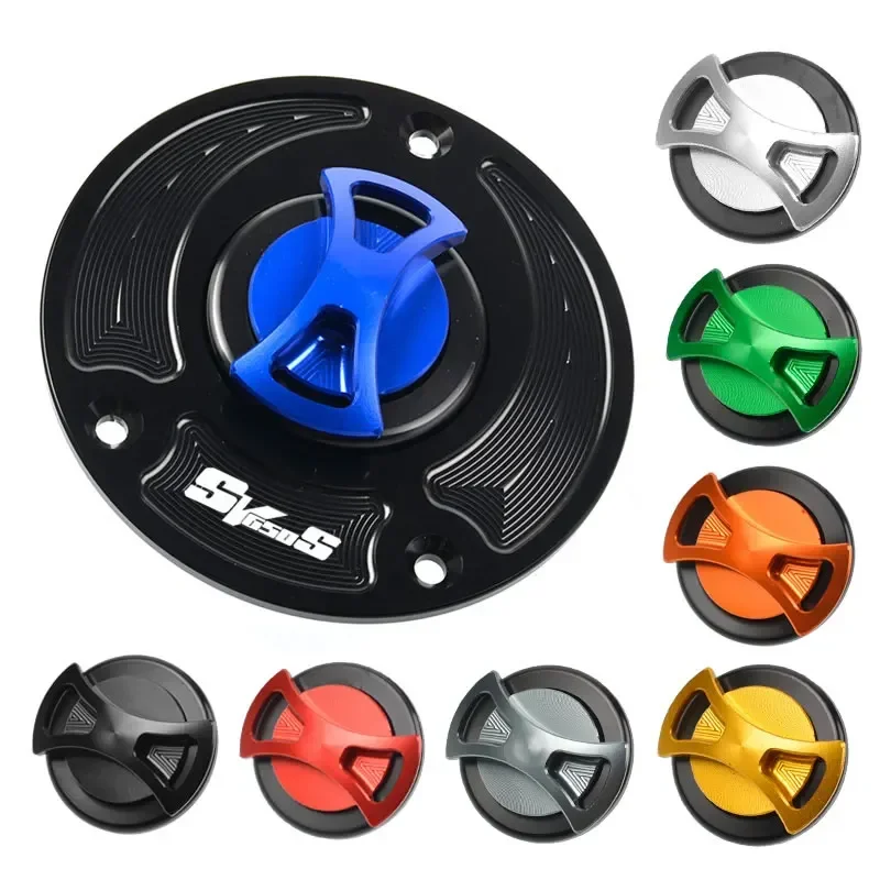 

Keyless Motorcycle Fuel Gas Tank cap Cover For SUZUKI SV 650S SV650S/SV650 2003-2013 2005 2006 2007 2008 2009 2010 2011 2013