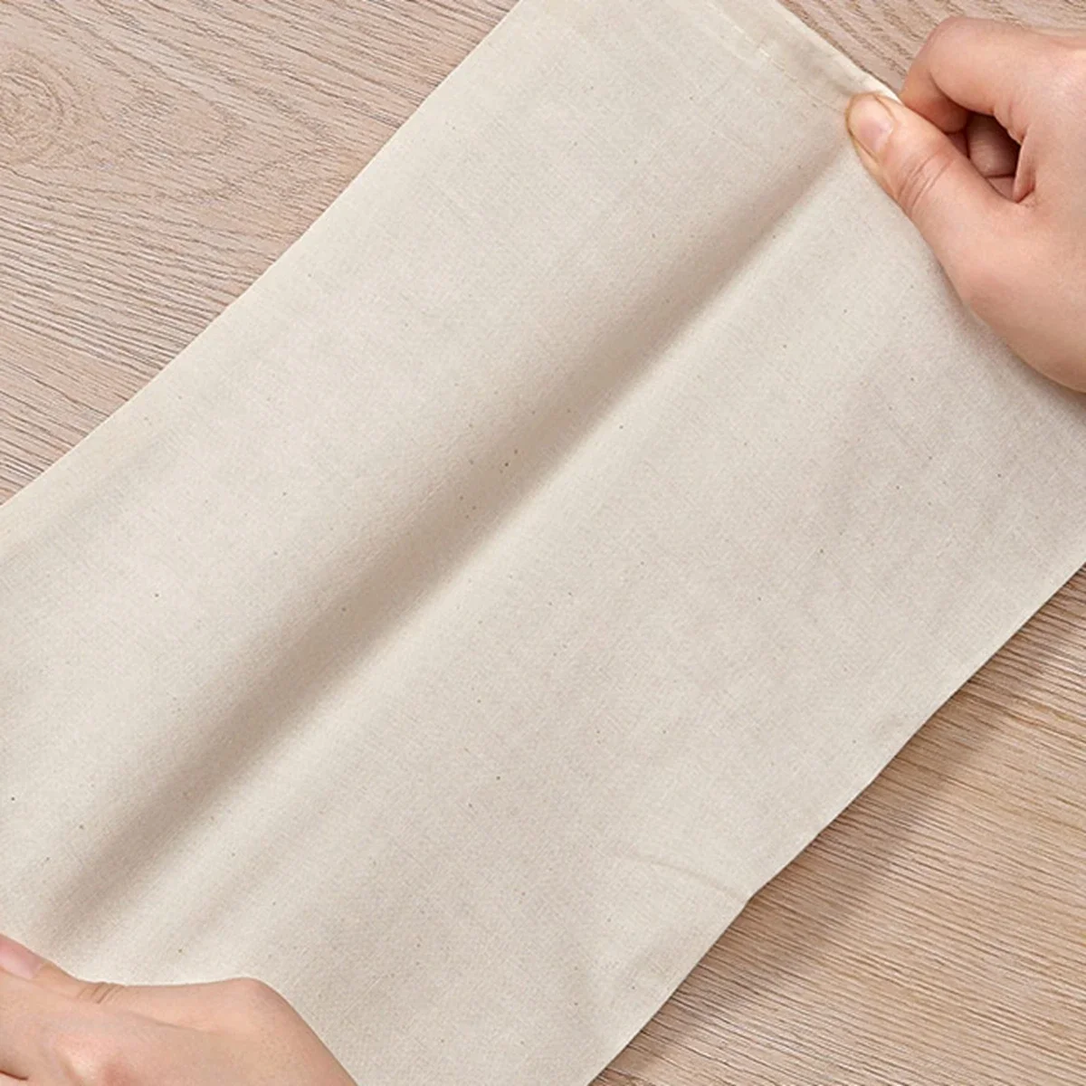 Nut Milk Bag Home Kitchen Gadgets Dish Drainer Kitchenware Reusable Unbleached Useful Things for Kitchen Dining Bar Filter Tools