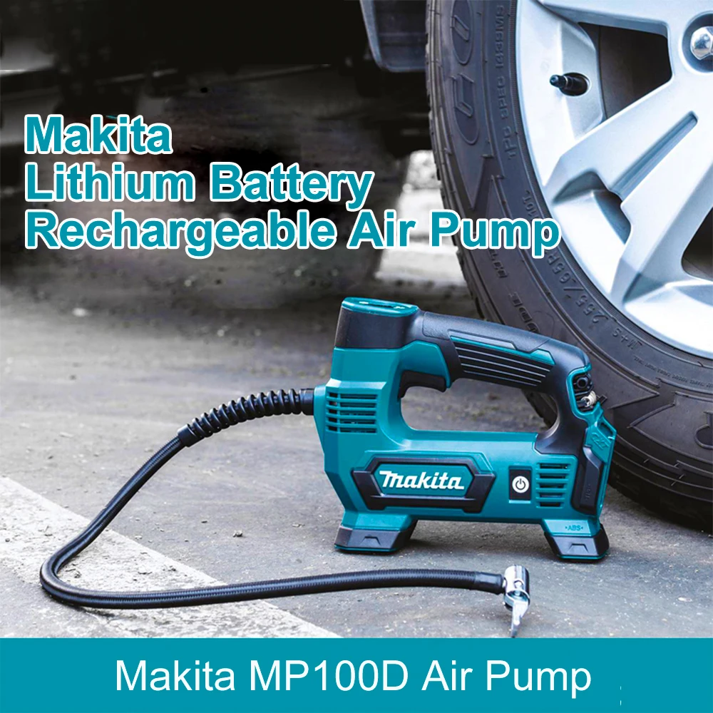 Giappone Makita Mp100Dz Pompa Ad Aria Ricaricabile Batteria Al Litio Compressore D'Aria Pompa Per Pneumatici Per Auto 12V Cxt 121Psi 830Kpa Gonfiatore