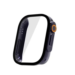 Ultra Protective PC Case with Tempered Glass Screen Protector for Redmi Watch 5 Active (Ink Blue)