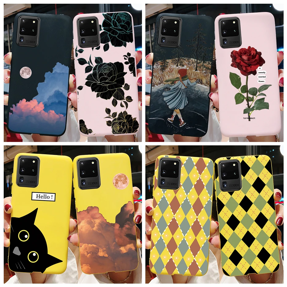 Per Samsung Galaxy S20 Fe S 20 Fe S20Fe Fan Edition Custodia Antiurto Flower Cover Per Samsung S20 Fe 5G Phone Fundas Soft Bumper