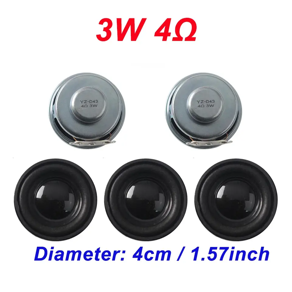 1-10pcs 40mm Speaker 4R 3W Mini Amplifier/Bluetooth Speaker -Watt 4 Ohm 40mm Small Speakers for DIY Electronics image 8
