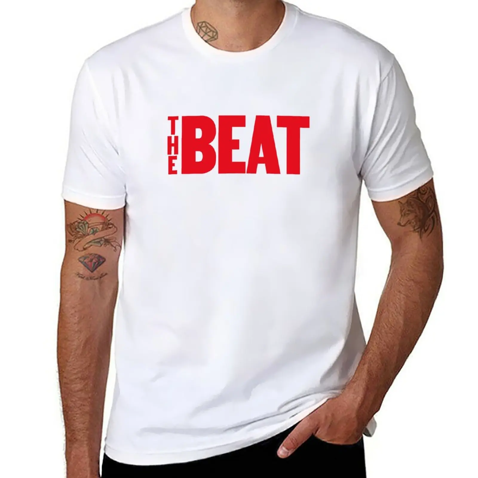 

The Beat T-Shirt boys whites funnys mens vintage t shirts