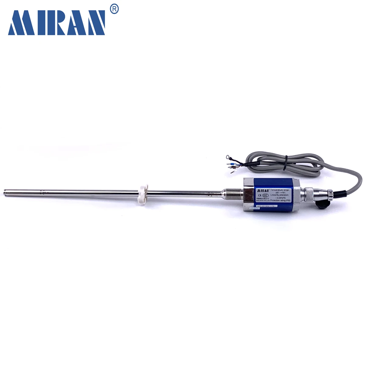 

MIRAN MTL5 High Seal Magnetostrictive Linear Position Sensor Stroke 30-300mm RS485 Digital Output For Hydraulic Cylinder Using