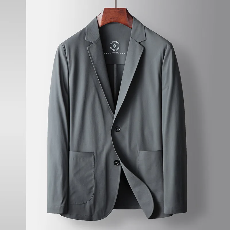

2804-R- Men's casual suit jacket spring and autumn senior design