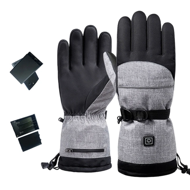 Electric Heated Gloves for Women Men Freezer Work, Touching Screen Winter Hand Warmer Gloves for Skiing Cycling Hunting 3