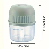 260ML Mini presse-ail électrique charge presse-ail hachoir à oignon hachoir à viande Portable ménage cuisine mélangeur de légumes 6