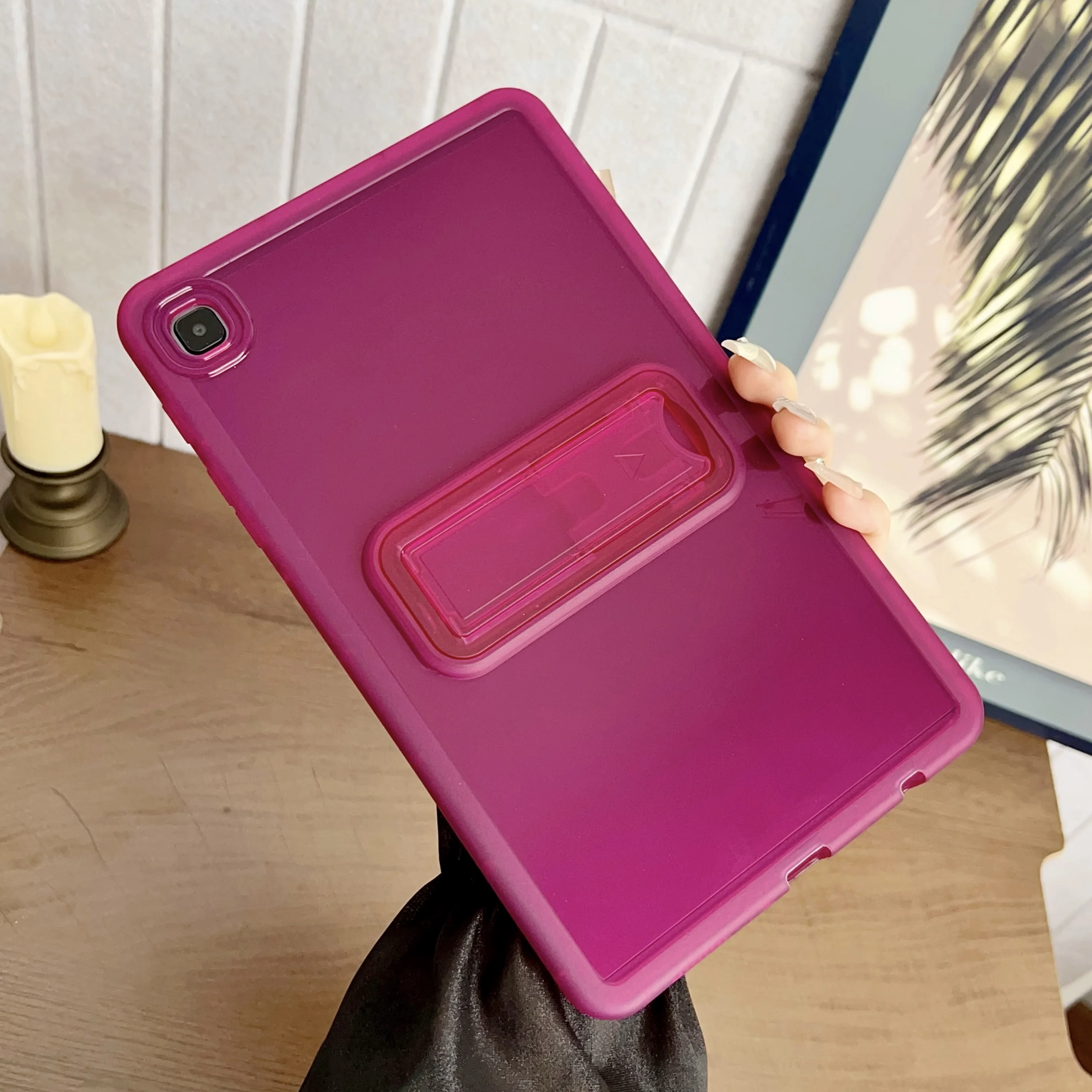 Durable Protective Back Cover Case with Built-In Stand