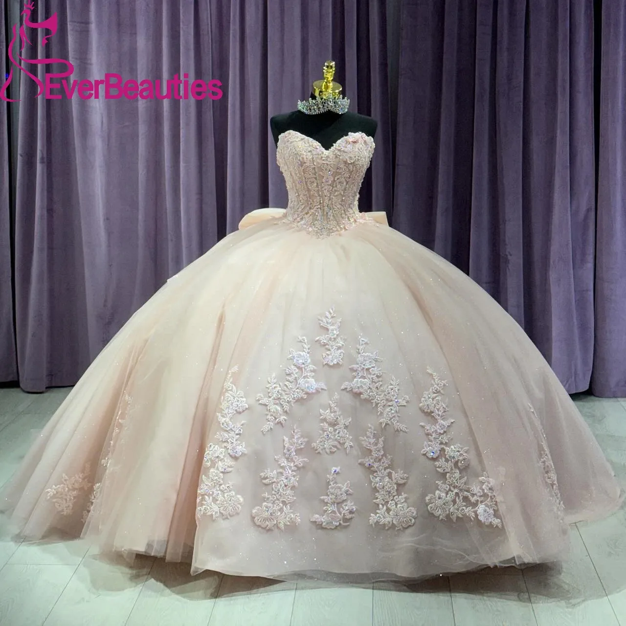

Vestidos De 15 Quinceañera Ball Gown Sweetheart Quinceanera Dresses Tulle Lace Appliques Sweet 16 Party Dresses for Girls