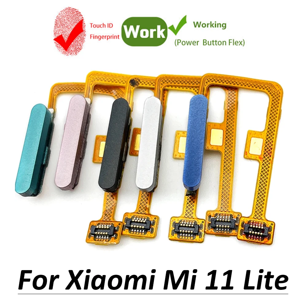

Гибкий ленточный кабель для Xiaomi Mi 11 Mi11 Lite с датчиком отпечатков пальцев и кнопкой возврата