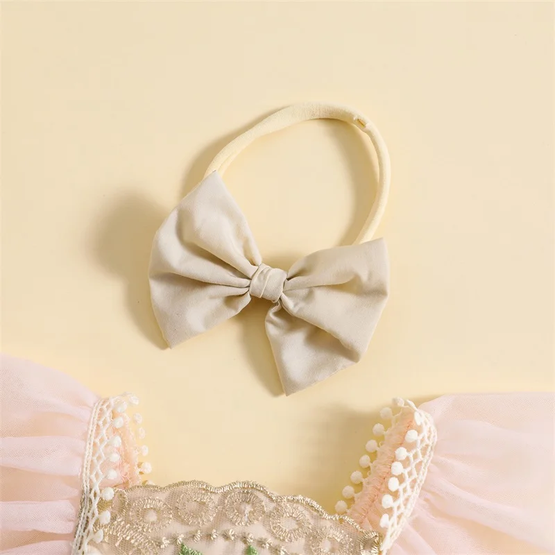 

Zukmuk 2 Pcs Newborn Infant Baby Girl Summer Outfit Princess Clothes Set Flower Lace Ruffle Sleeveless Romper Bodysuit Photo