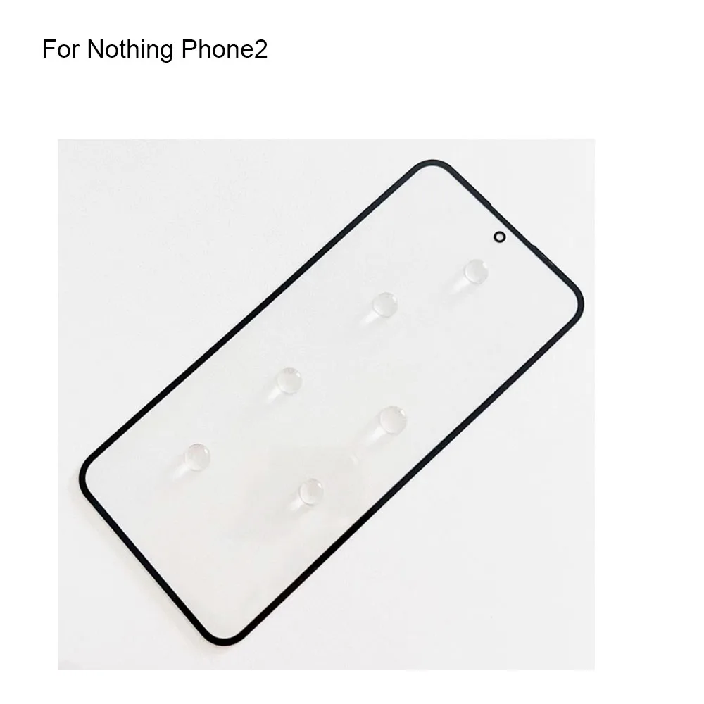 For Nothing Phone1 전면 LCD 유리 렌즈 터치스크린 터치 스크린 패널 For Nothing Phone 2 플렉스 없는 외부 스크린 유리