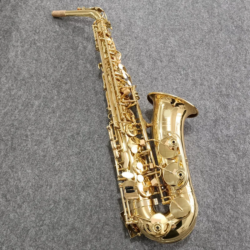 FrenchSAS803AltoEbTuneSaxophoneNewArrivalBrassGoldLacquer