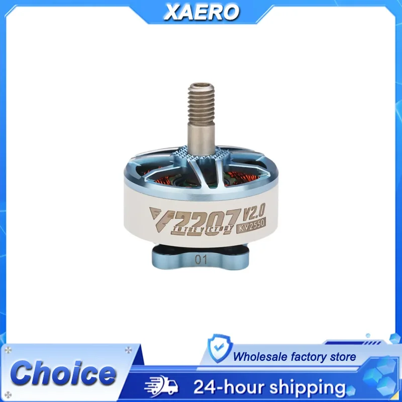 T-Motor Velox V2 Motor - V2306 / V2207 for 5 Inch FPV Drones, Optimized for 4S & 6S Power on Racing and Freestyle