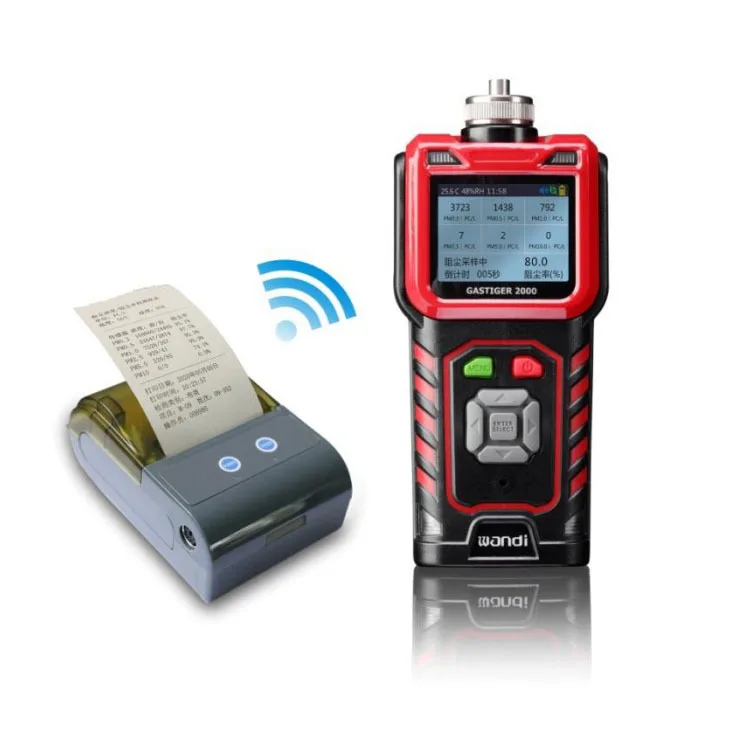 

Dust particle counter/dust concentration detector (six parameters)