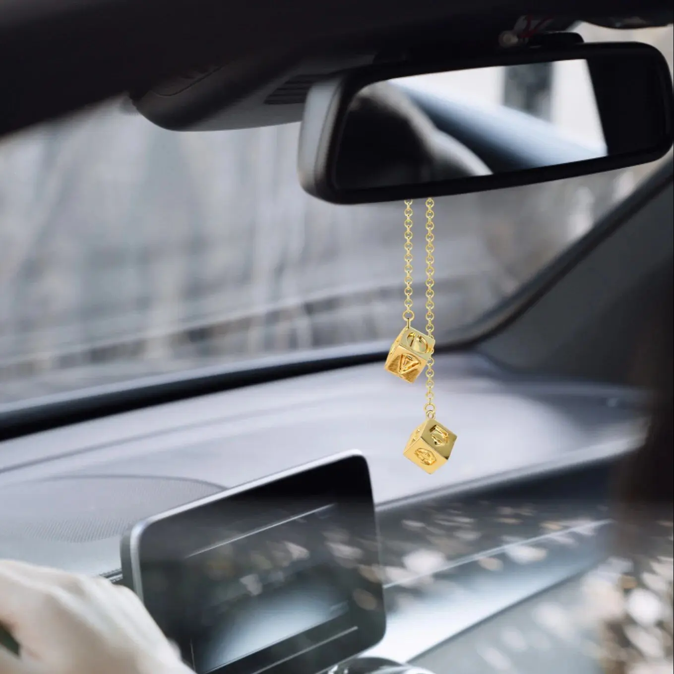 Last Jedi Dice Han Solo Lucky Prop smugglers Dice Star Movie Jewelry Car Rearview Mirror Ornament 4