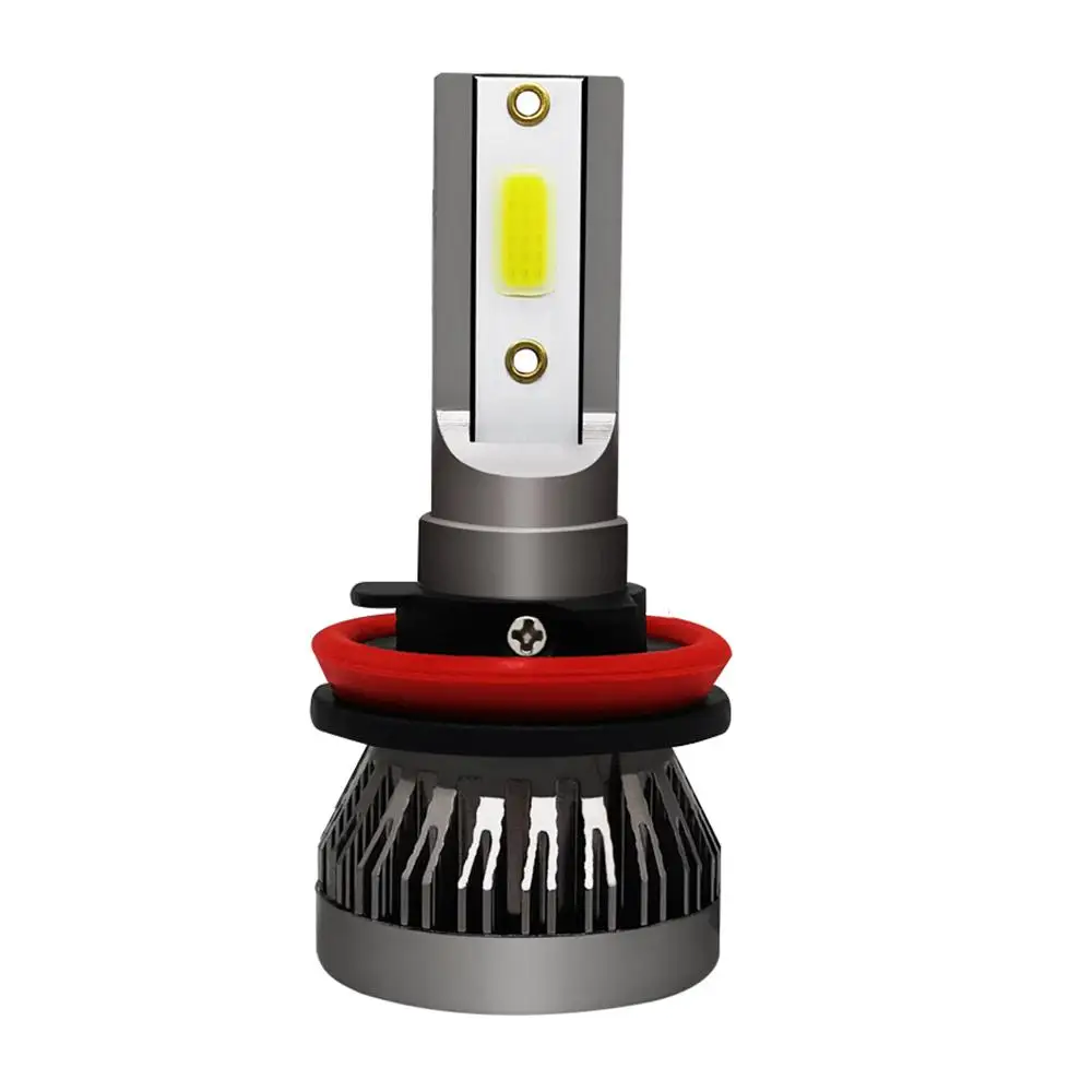 H7 H11 자동차 안개등, 30W 1600LM 360 도 밝은 자동차 LED 주간 주행 전면 램프, 방수 자동차 액세서리