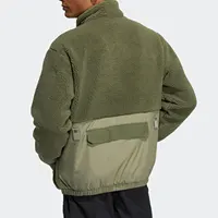 Veste en polaire sherpa rétro à trois bandes pour homme Adidas authentique HC0365 2