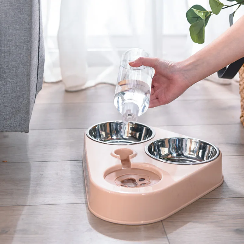 

Automatic Pet Food Bowl, Water Dispenser, Container, Cup, Feeder for Dog and Cat