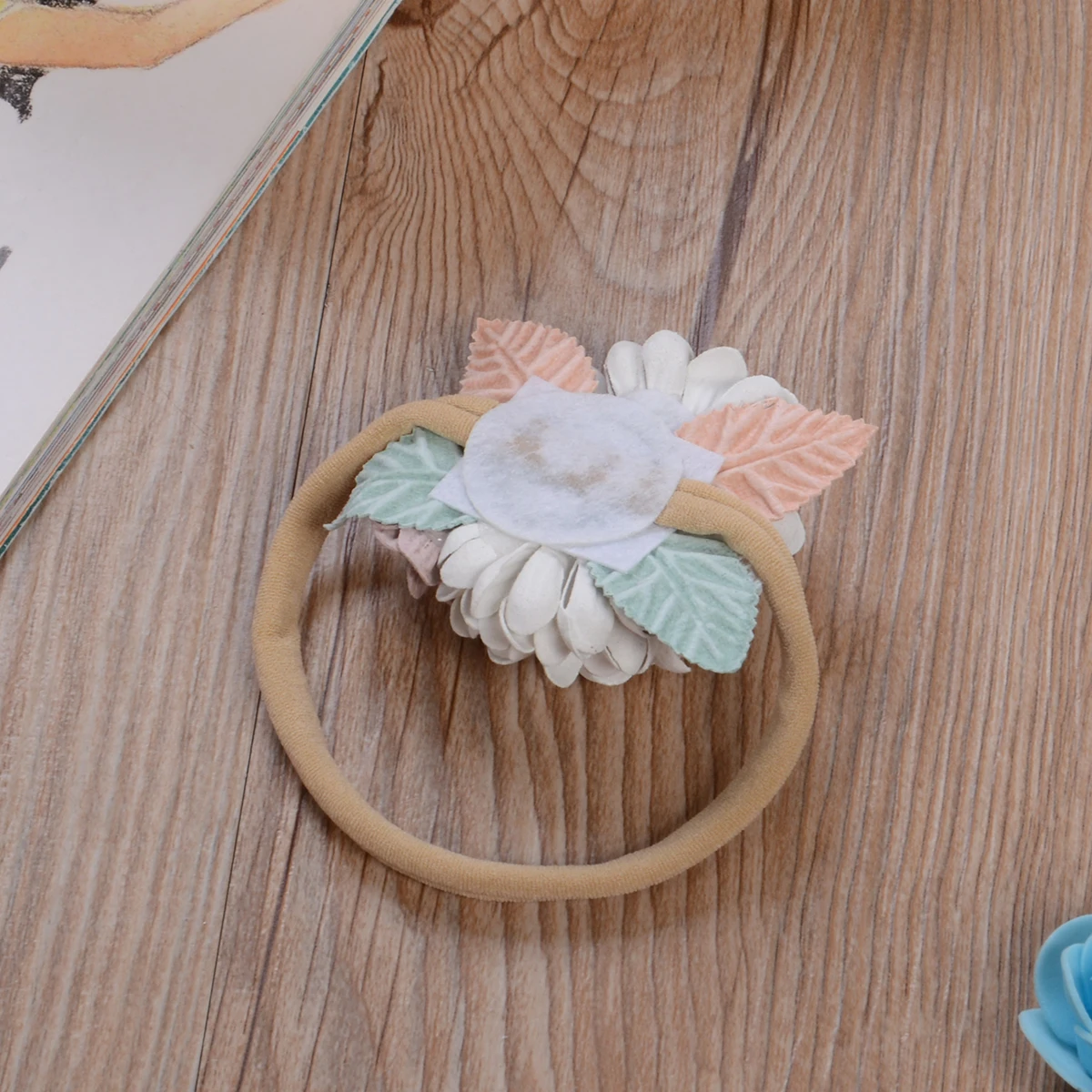 Elegant Baby Girls Headband with Shiny Rhinestones and Lace Bow Soft Elastic Hair Band for Photo Shoots and Special Occasions 4