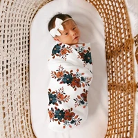 Newborn Baby Swaddle Soothe Wrap Sleep Blanket Toddler Hat Headband Bedding Swaddling Bag Infants Toddlers Hairbands G99C 2
