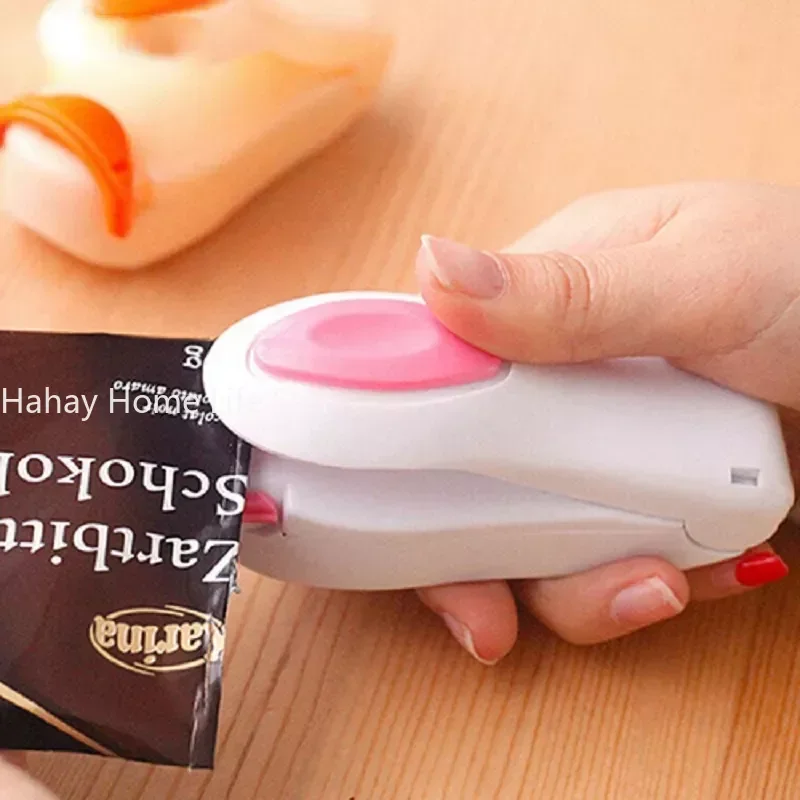 Kitchen Gadgets Heat Bag Sealer Kitchen Accessories Tools Mini Portable Food Clip Heat Sealing Machine Sealer Home Snack Bag Sealer Kitchen Utensils Gadget Item