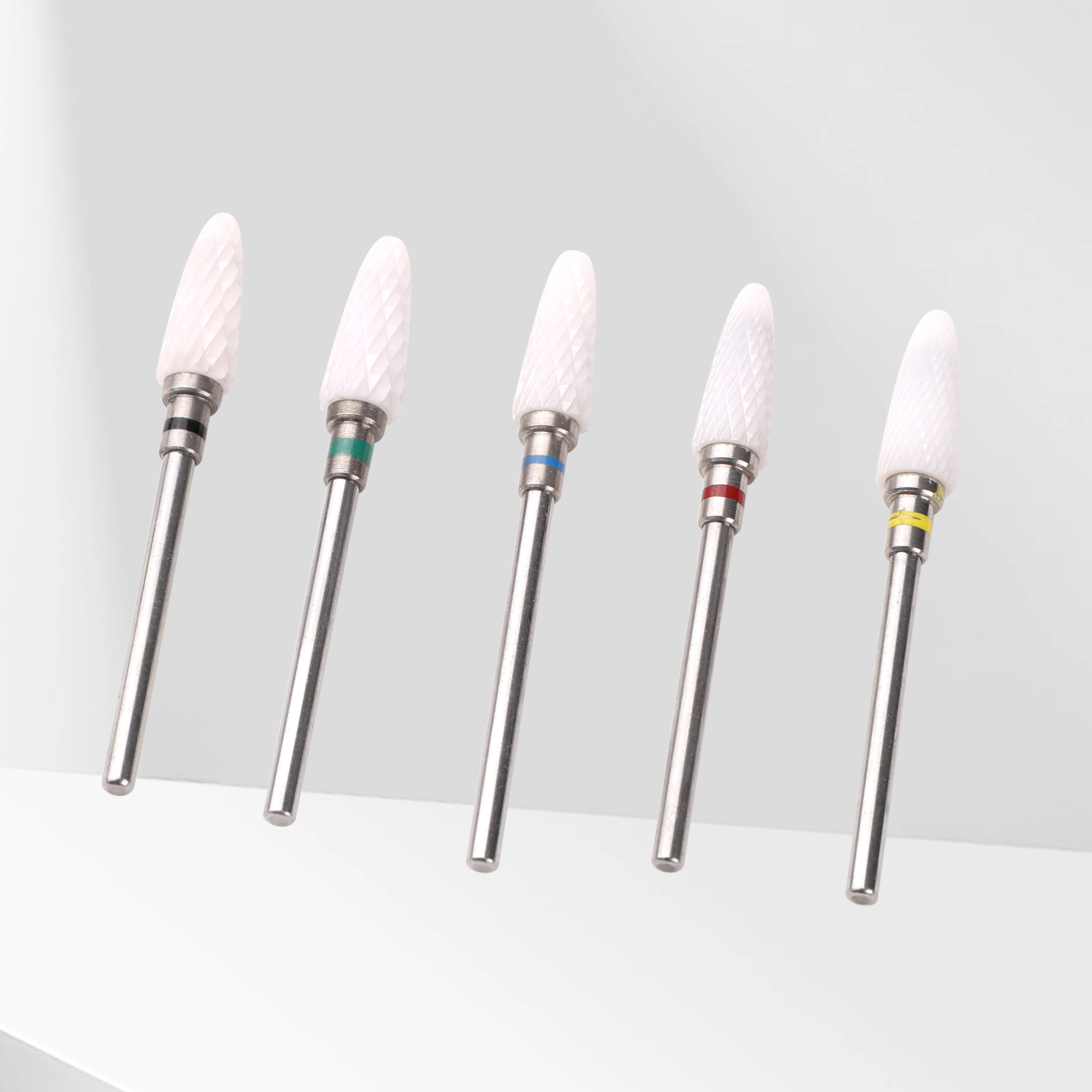 Ceramic Nail Drill Bit Electric Manicure Drills For Machine Milling Cutter Nail Burr Pedicure Accessories Tools - 2