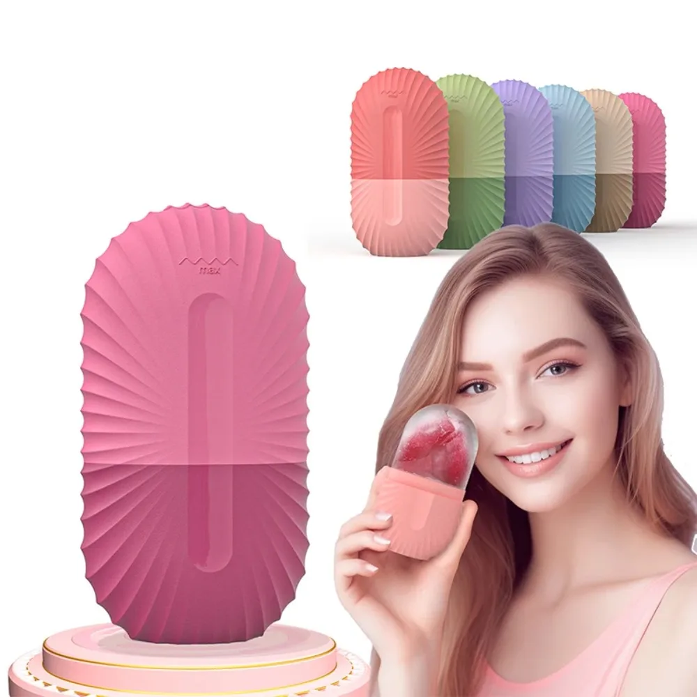 Silicone Ice Facial Roller Face Lifting Contouring Tools Ice Cube Trays Ice Globe Balls Eye Face Massager Beauty Skin Care Tool