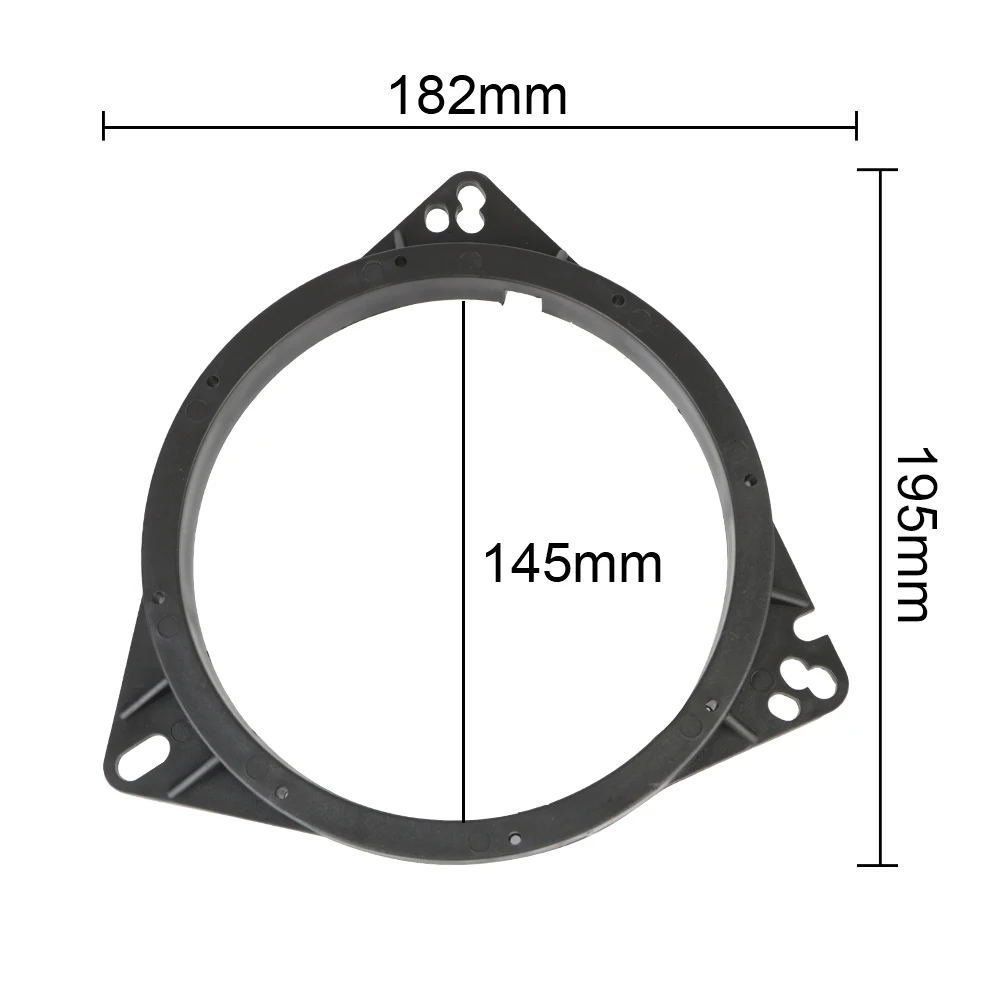 Universal Solid Horn Pad Plastic Auto Modified Horn Washer Adapter 2 Pcs Speaker Adapter Bracket Special Speaker Mount Mat audio speaker adapter,horn bracket