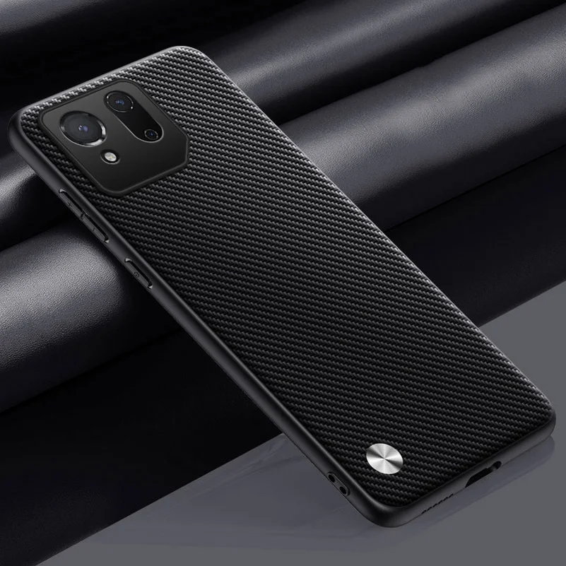 Sleek Leather Camera Protect Phone Case - Premium Hard Cover