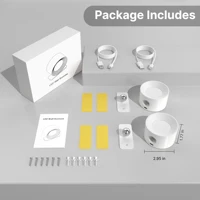 LED โคมไฟติดผนังในร่ม 2000 mAh แบตเตอรี่ 360 หมุนโคมไฟติดผนังปรับ Modern Nordic ติดตั้งตกแต่งห้องนอน 2