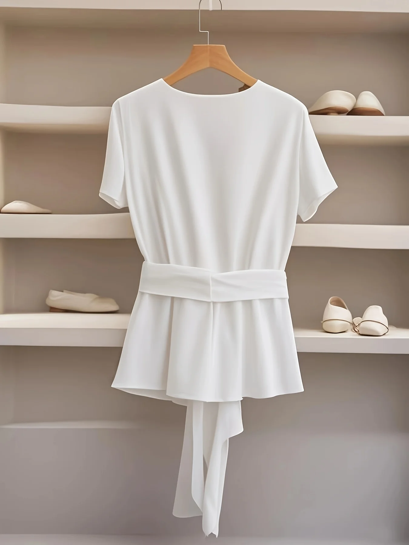 طقم صيف 2025 للنساء طقم مكون من قطعتين من بلوزات و...