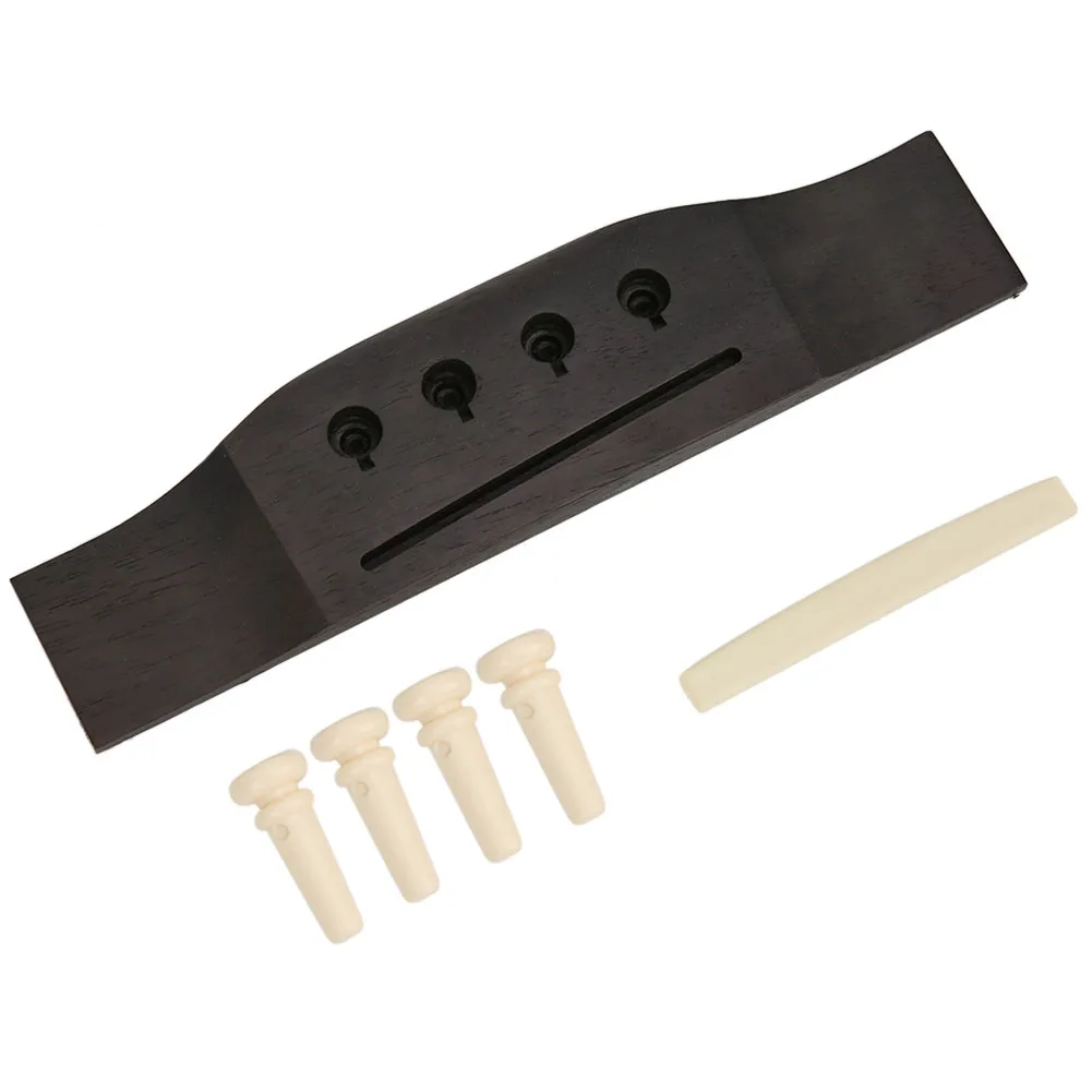 GO305 4-string Acoustic Bass Rosewood Bridge Saddle 4 Bridge Pins Folk Acoustic Basses Parts guitar tool