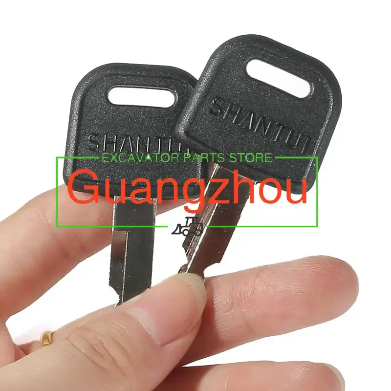 Excavator Ignition Key 10PCS/5PCS/1PC For SHANTUI SE60 75 135 215 245-9 Excavator Supplies