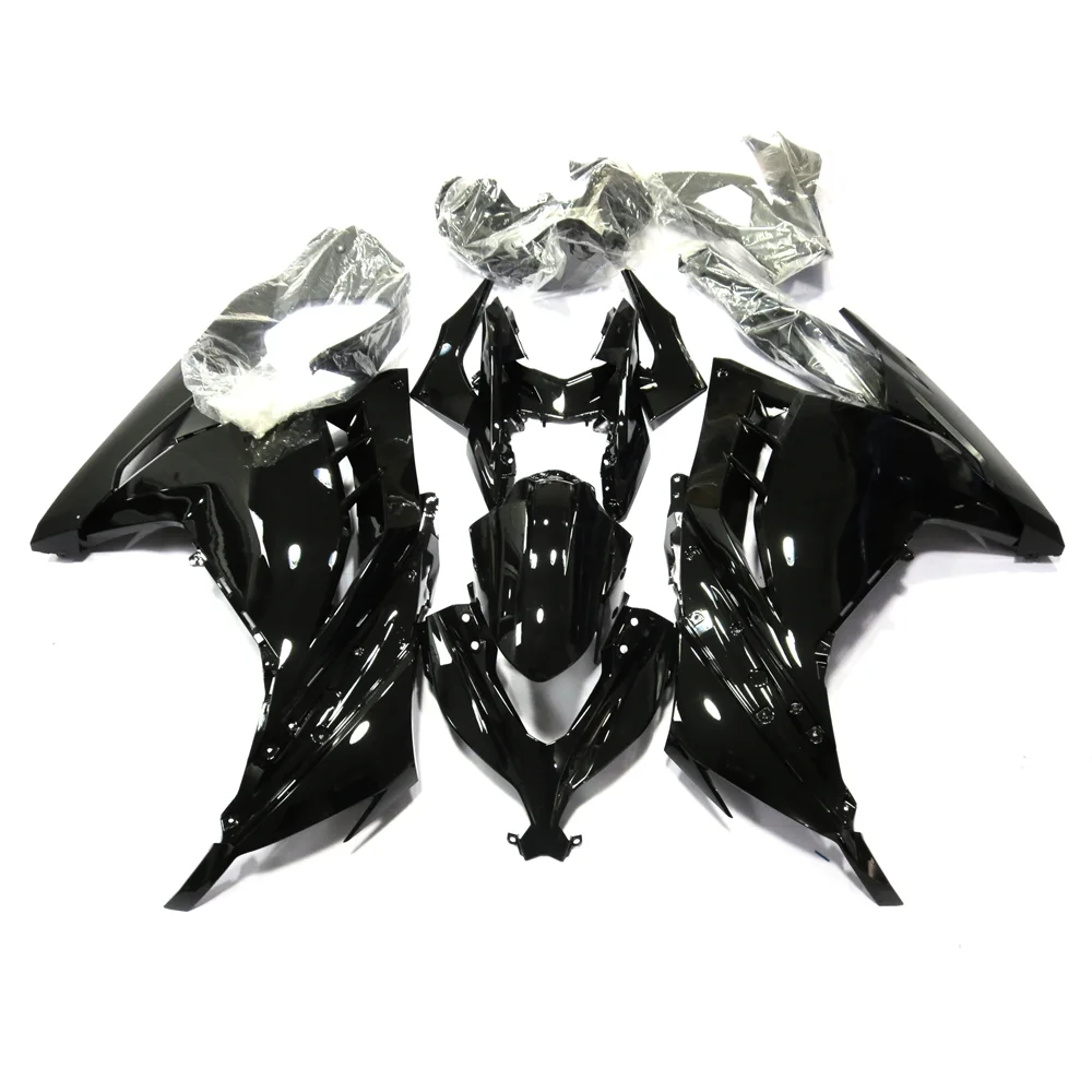 

Glossy Black ABS Injection Molding Motorcycle Fairing Bodywork Kit for Kawasaki Ninja 300 EX300 2013-2017
