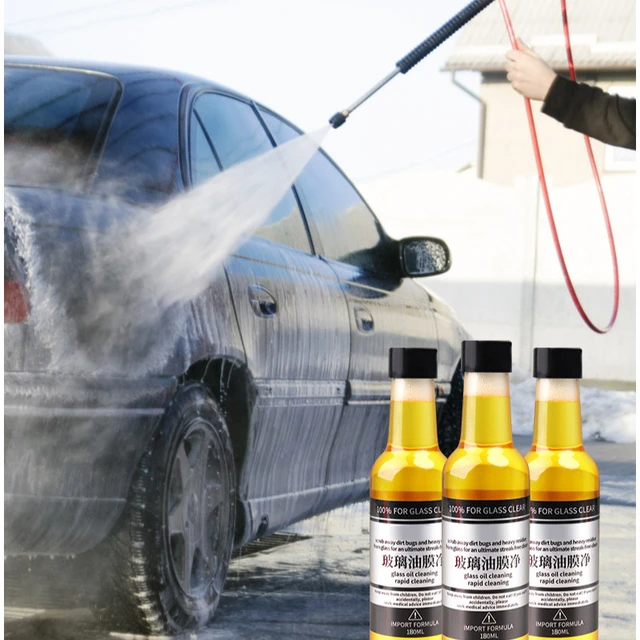 Car Glass Oil Film Remover Cleaner  Liquid Cleaning Auto Glass Car - Car Glass  Oil - Aliexpress