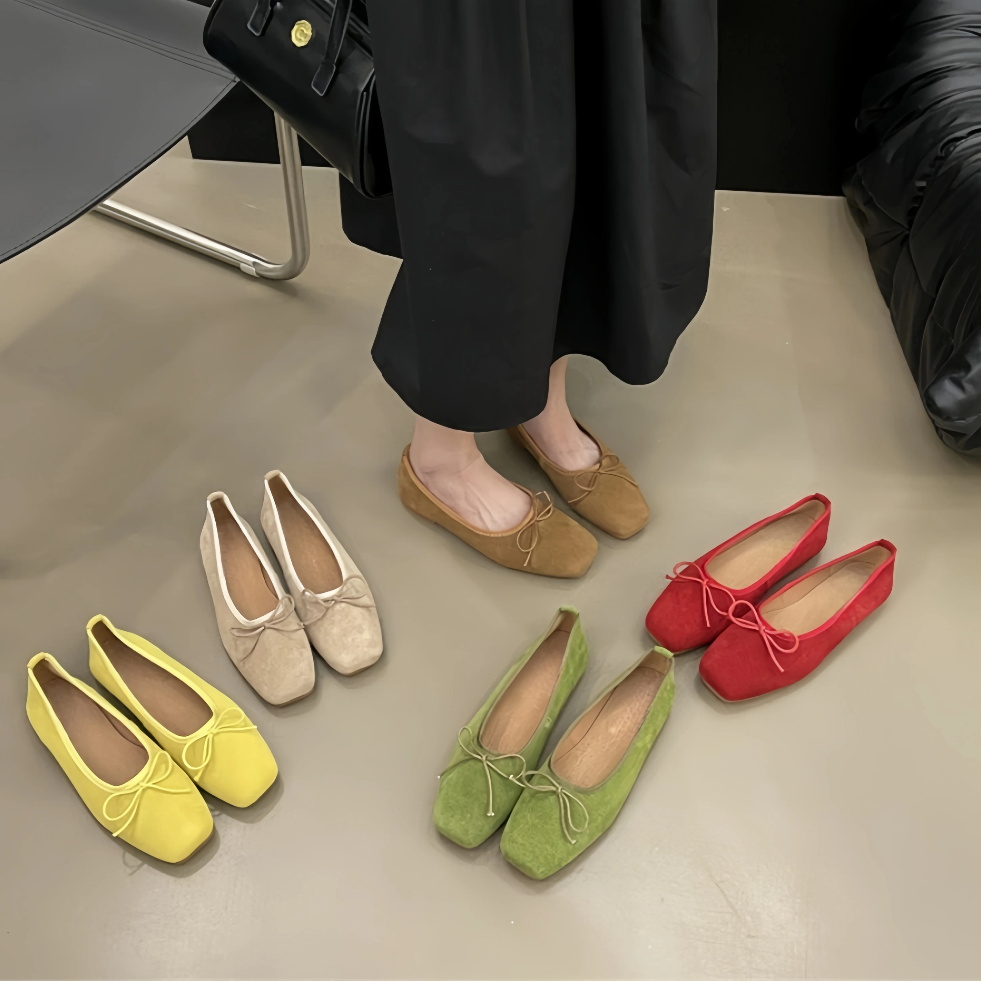 Women's shoes, new summer flat bottomed fashionable Mueller shoes, retro fashionable baotou half slippers, women's shoes