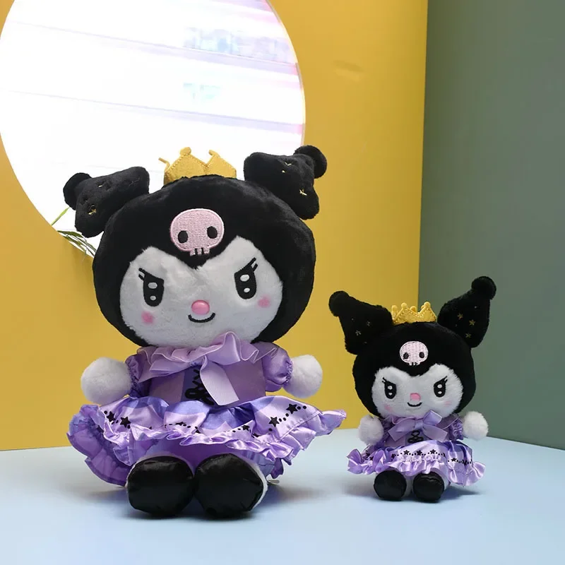

Sanrio мультфильм Лолита платье Kuromi плюшевая игрушка декоративная подвеска милые животные Плюшевая Кукла Kawaii брелок детские подарки