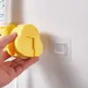 Cartoon Yellow Duck Toothpaste Dispenser Wall Mount No Punching Toothbrush Holders Bathroom Accessories 2