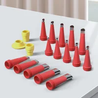 Universal Integrated Rubber Nozzle Tool Kit Reusable Sealing Caulking Nozzle Coating Reusable Rubber Nozzle Tool Kit 4
