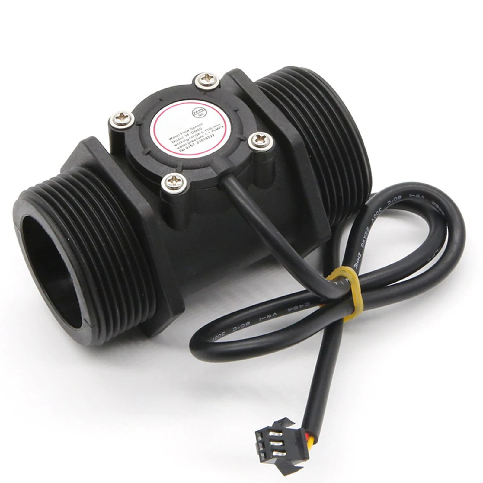 

DN40 Water Flow Sensor Turbine Flowmeter Flow Gauge Hall Flow Meter Flow Rate Control 5 to 150L/Min