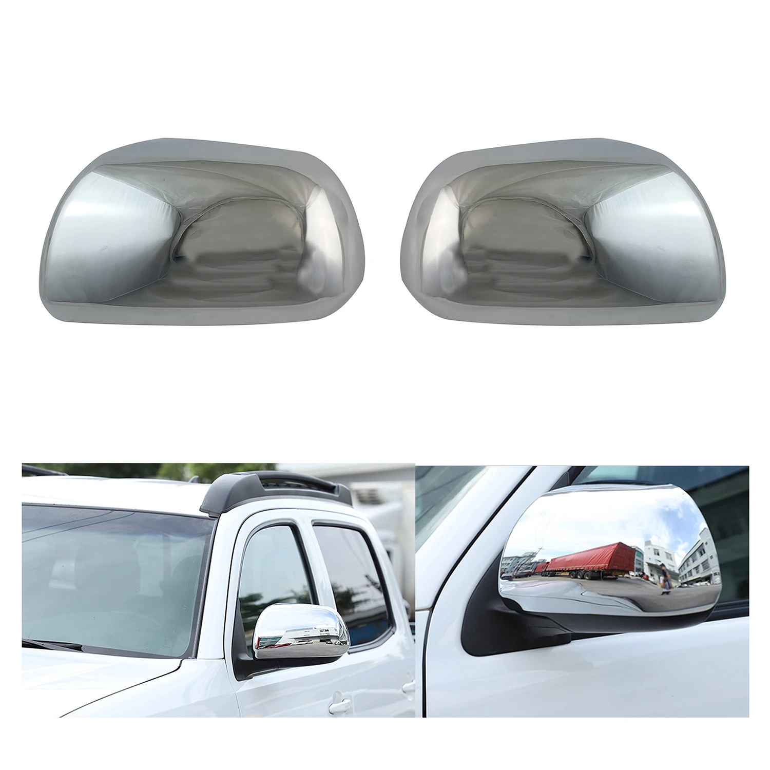 2015 2016 2017 2018 2019 For Toyota Sienna Rav4 Previa Alphard Chrome Rearview Car Accessories Plated Door Mirror Cover Trim