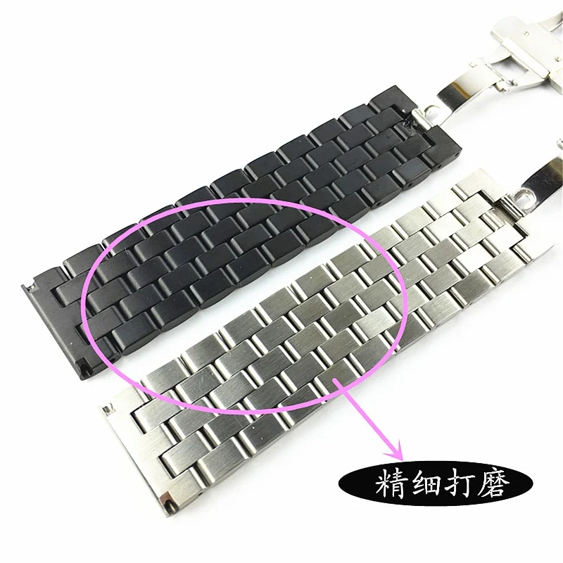 Solid Stainless Steel Waterproof Watch Strap Replacement Bracelet