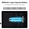 Android 13 Tablet 2024 New 10-inch Tablet 6GB+6GB RAM + 128GB ROM + 1TB Expansion, RK3562 Quad Core, 2.4G/5G WiFi Tablet 3