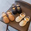 Girl Sandals Hollow Out Vacation Gladiator Style Outdoor Children Flat Toddler Fashion Summer Soft Kid Shoes 1