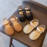 Girl Sandals Hollow Out Vacation Gladiator Style Outdoor Children Flat Toddler Fashion Summer Soft Kid Shoes 1
