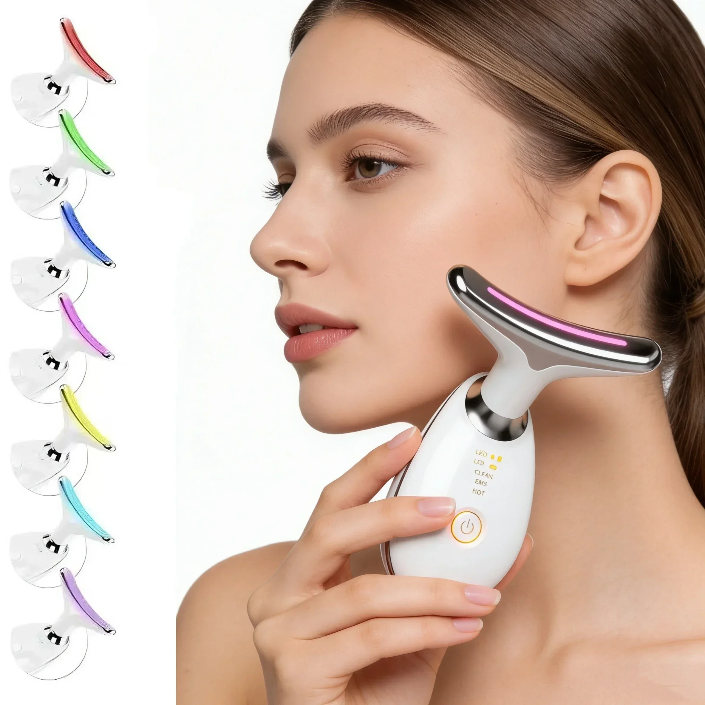 Neck Beauty Device Vibration Massage 7-Color