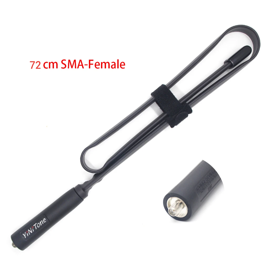CS Tactische Antenne Sma-Female Dual Band Vhf Uhf 144/430Mhz Opvouwbaar Voor Walkie Talkie for Baofeng UV-5R UV-82 Pofung Uv82