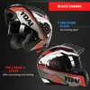 Casque Motocross à Double Lentille avec Bluetooth