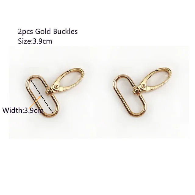 DIY Rainbow Adjustable Bag Strap for Handbag Cross Body Nylon Wide Shoulder Strap Belt Replacement Handles Accessories Gold buckles